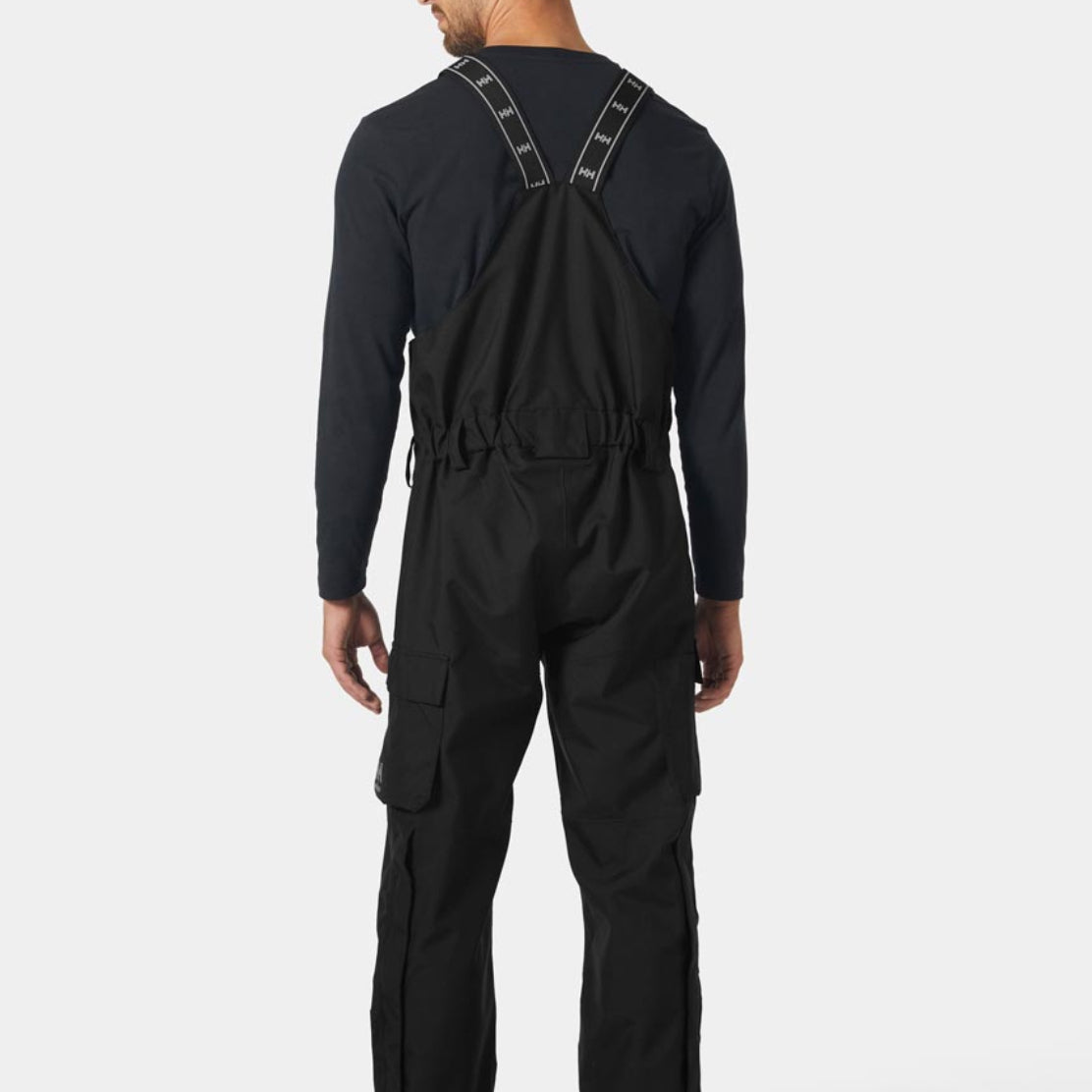 Helly Hansen Oxford Shell Cargo Bib Trousers - On Model Rear