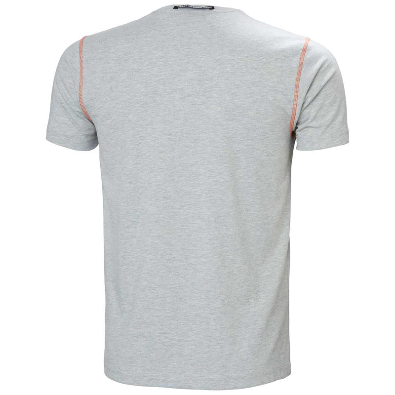Helly-Hansen-Oxford-T-Shirt-Grey-Melange-Rear