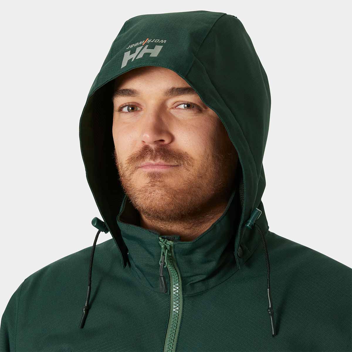 Helly Hansen Oxford Winter Jacket - Spruce/Darkest Spruce - Hood
