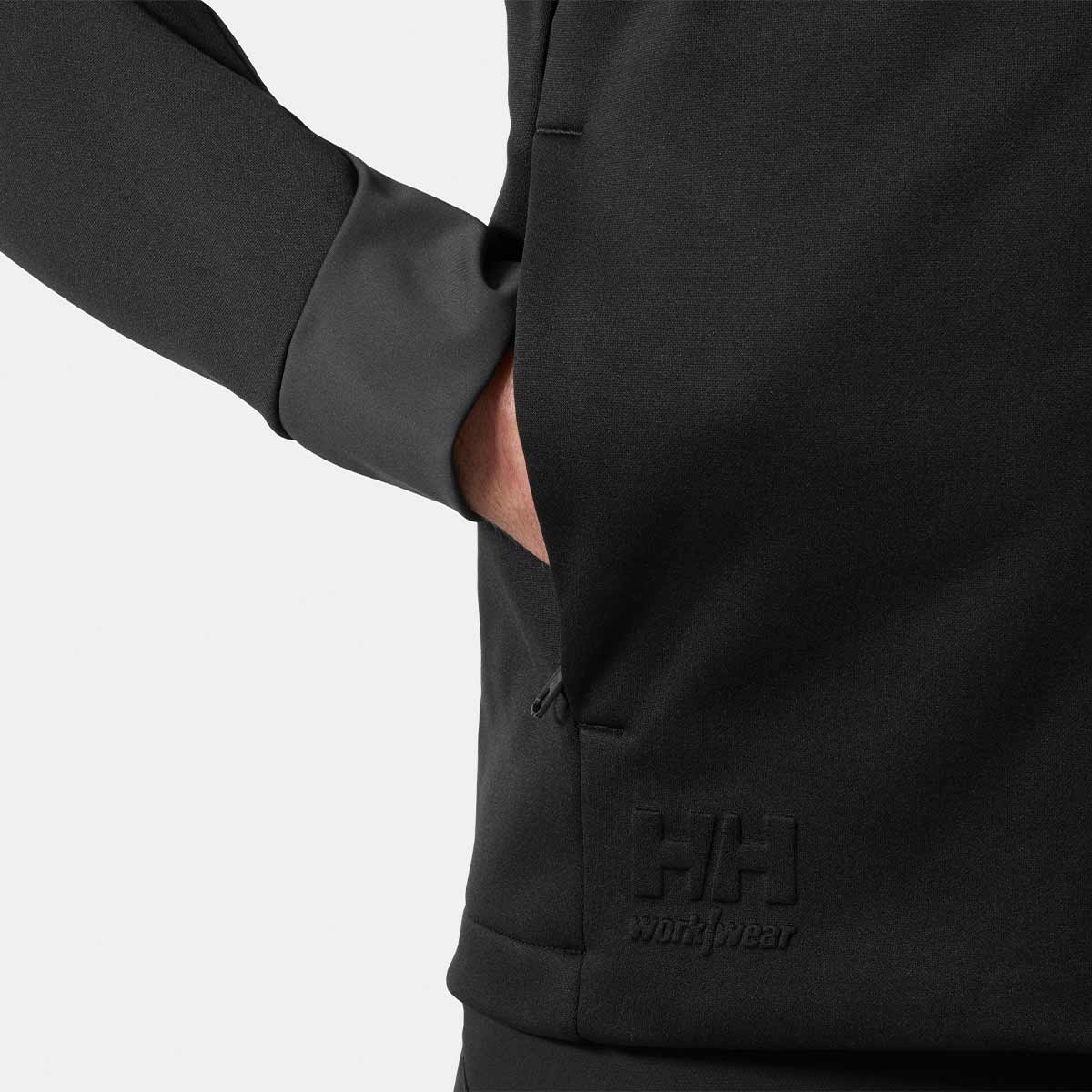 Helly Hansen Tech Hooded Midlayer - Black - Pocket