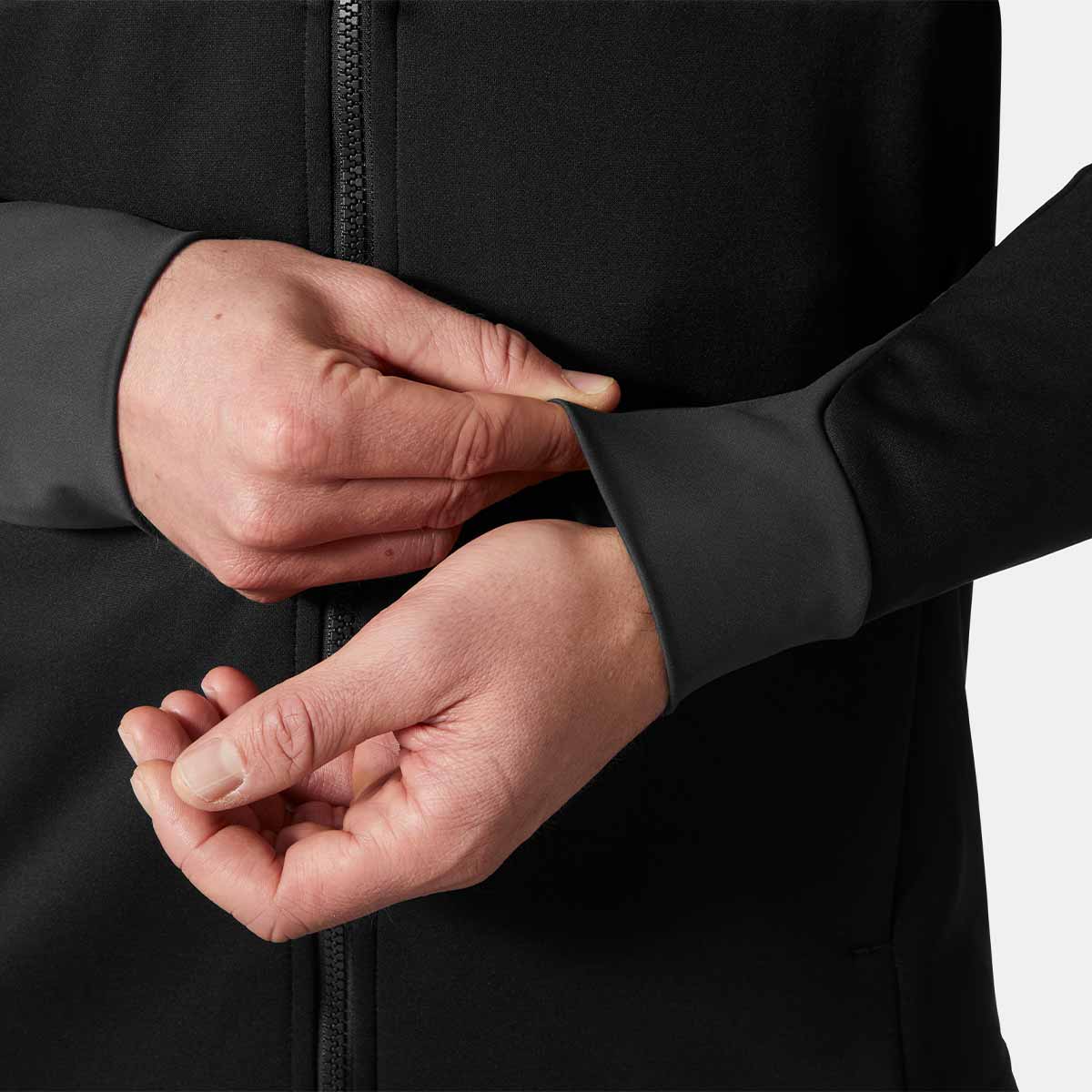 Helly Hansen Tech Hooded Midlayer - Black - Cuff