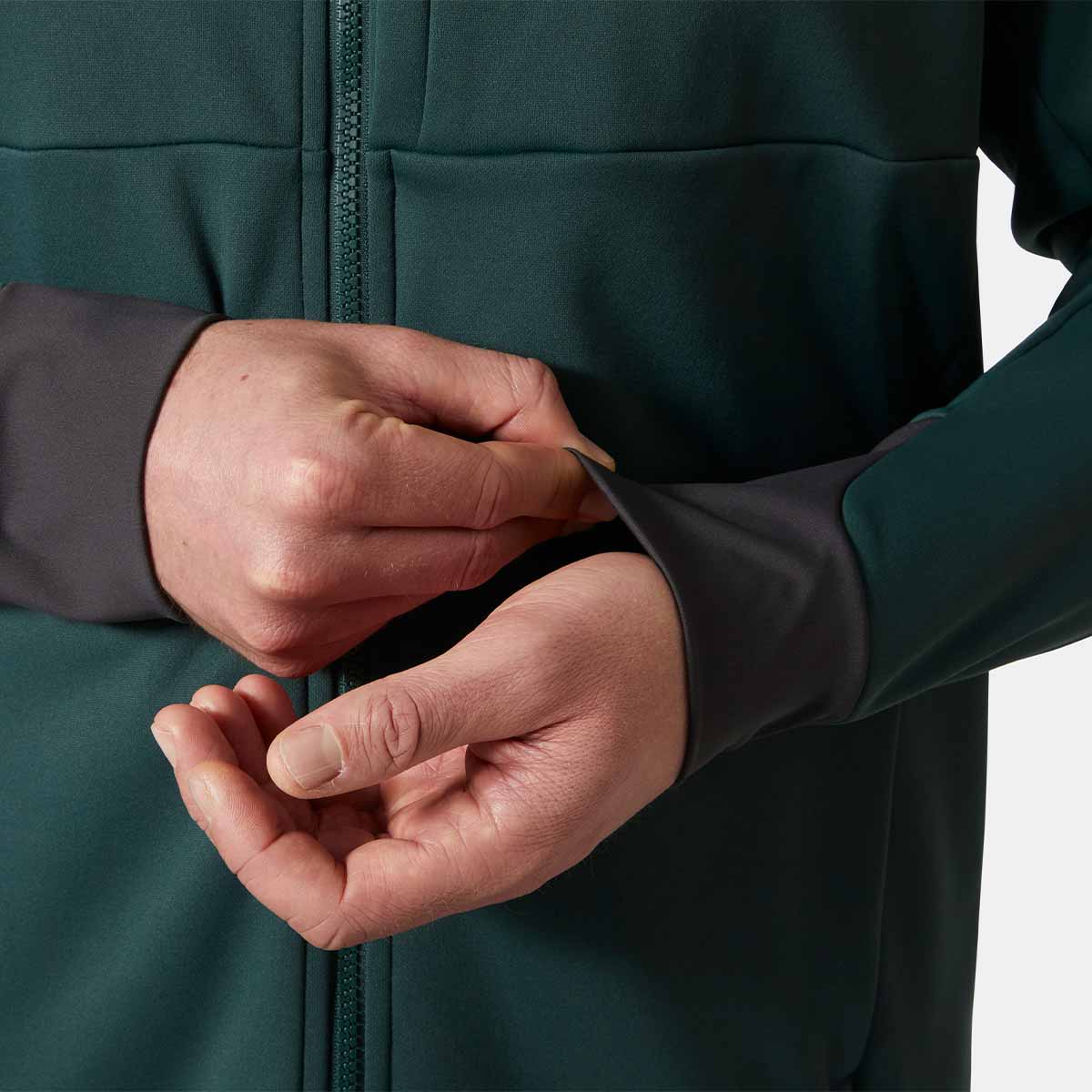 Helly Hansen Tech Midlayer - Darkest Spruce - Cuff