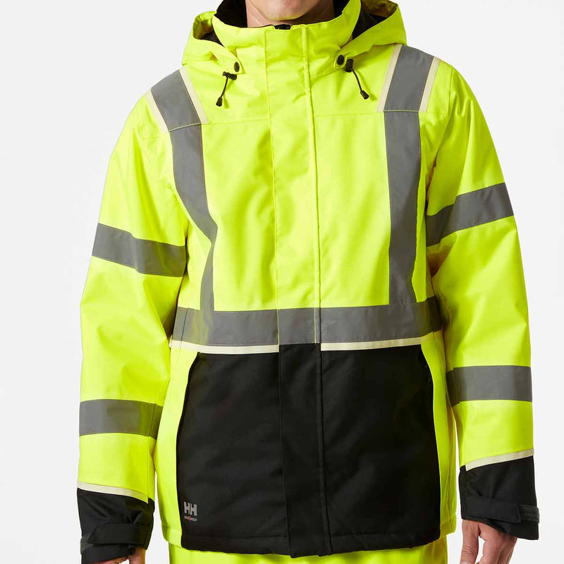 Helly Hansen UC-ME Winter Jacket Hi Vis Yellow/Ebony