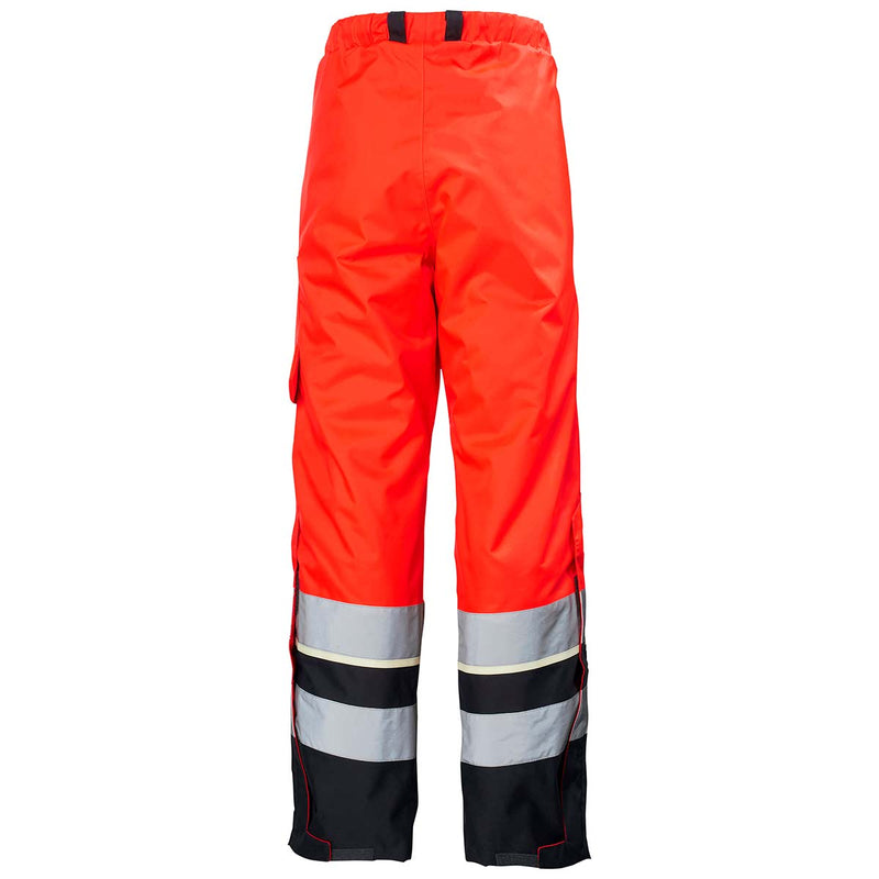 Helly Hansen UC-ME Winter Pant Class 2 Hi-Vis Red/Ebony Rear