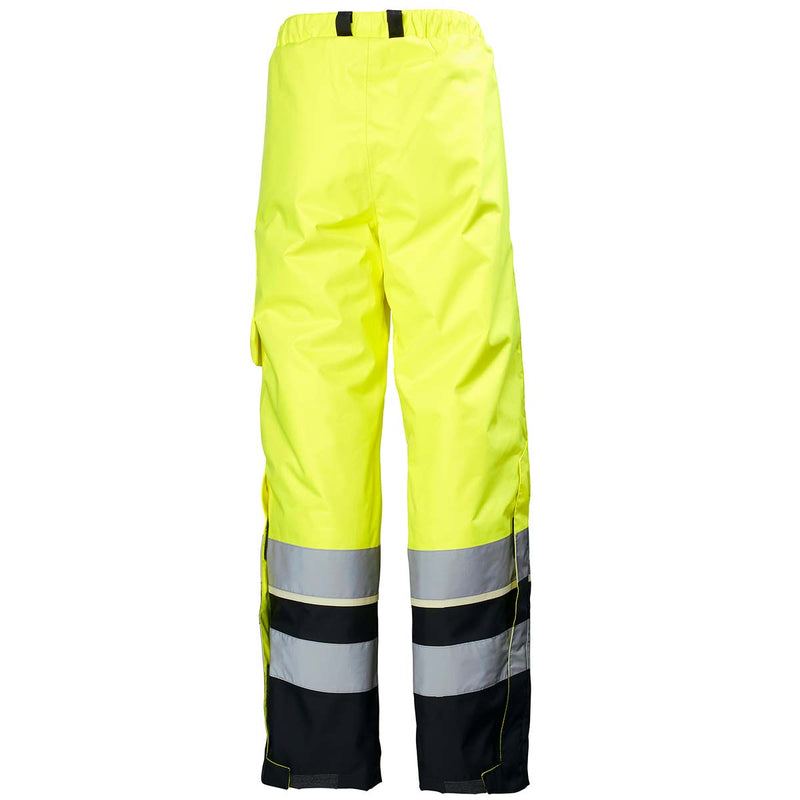 Helly Hansen UC-ME Winter Pant Class 2 Hi-Vis Yellow - Ebony Rear