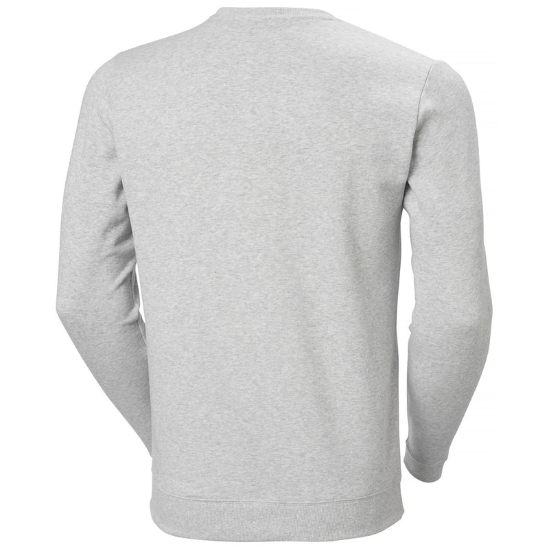 Helly Hansen WW Classic Logo Sweatshirt Light Grey Rear