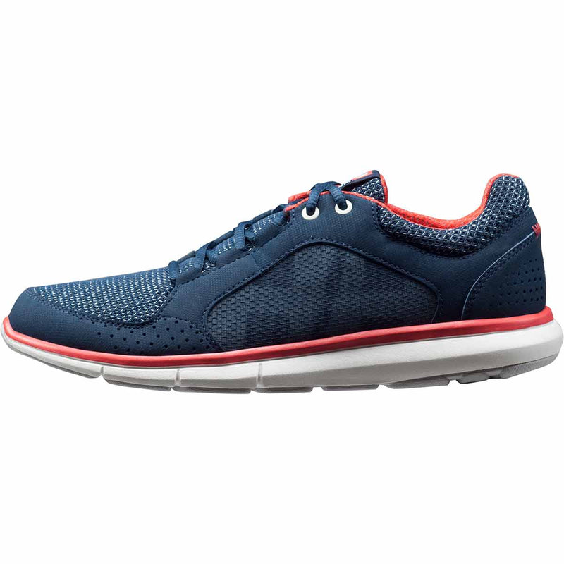 Helly Hansen Women's Ahiga V4 HydroPower Sailing Shoes Navy - Off White - Cayenne
