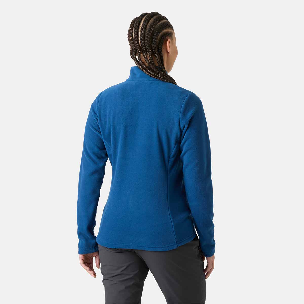 Helly Hansen Women's Daybreaker Fleece Jacket - On Model - Dark Blue Rear