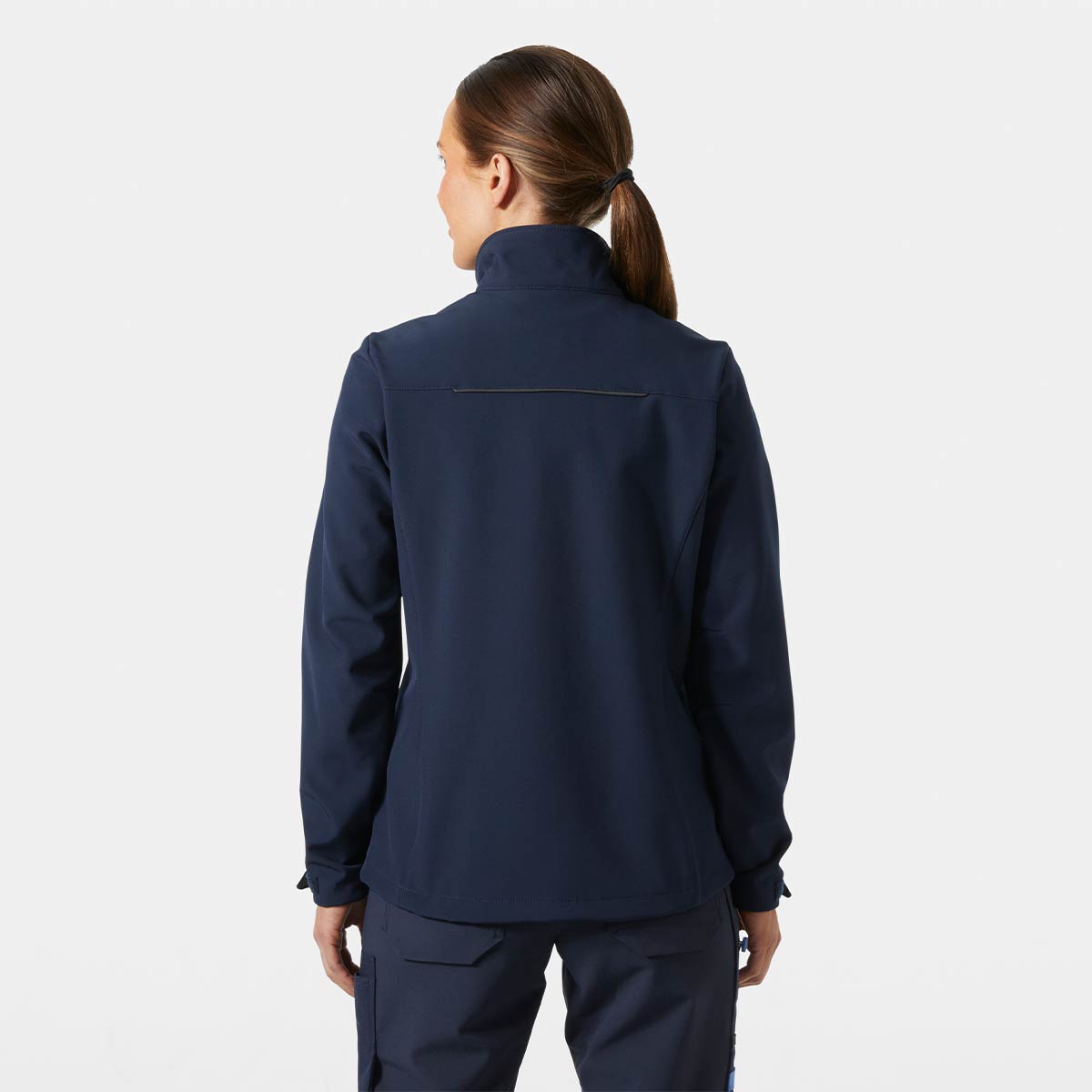 Helly Hansen Women's Manchester 2.0 Softshell Jacket - Navy - Rear