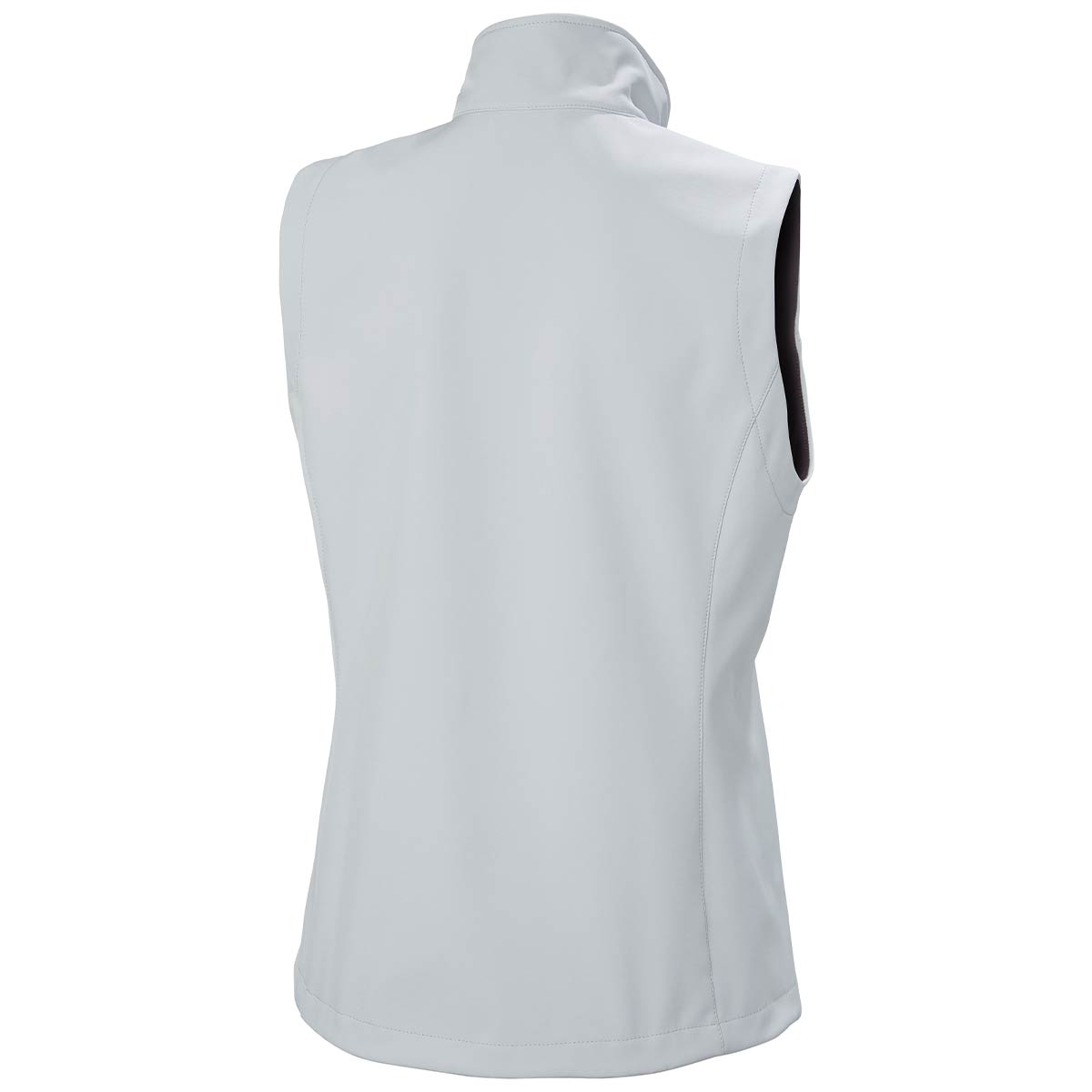 Helly Hansen Women's Manchester 2.0 Zip In Softshell Vest- Grey Fog - Rear