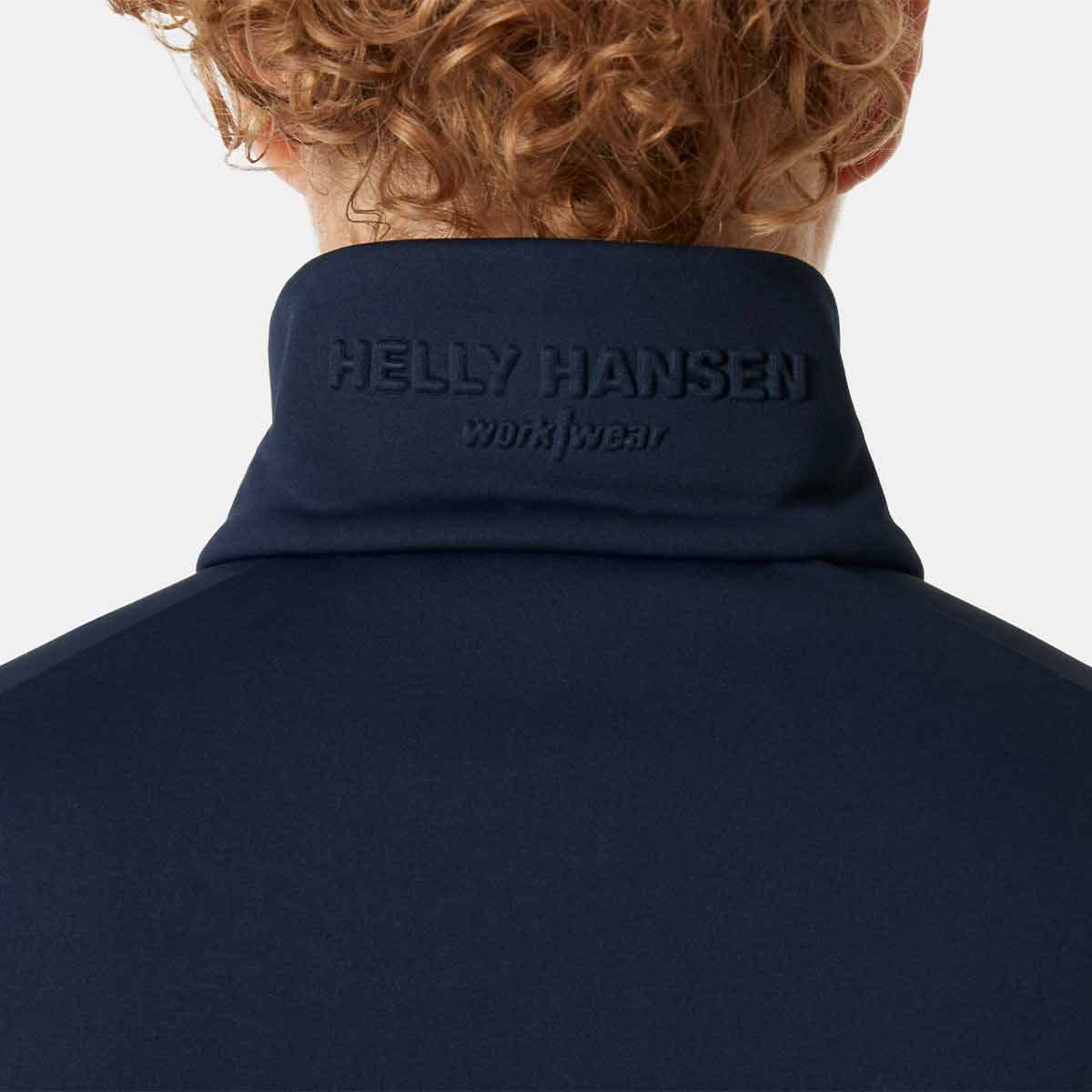 Helly Hansen Women's Tech Midlayer - Navy - Collar