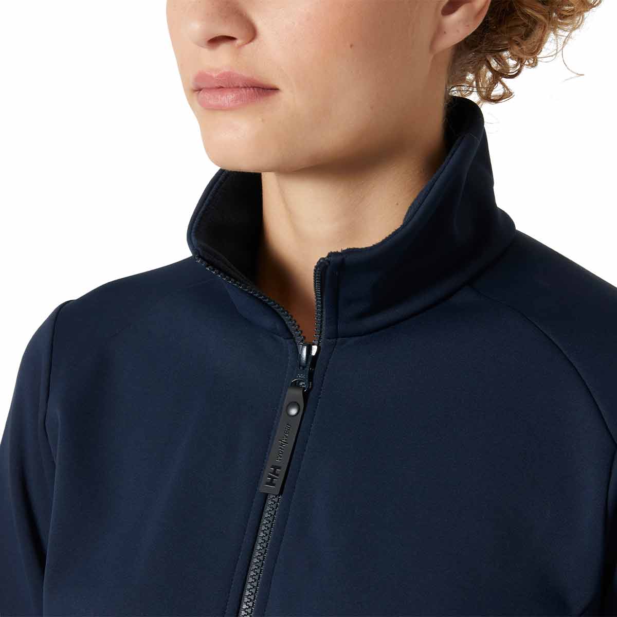Helly Hansen Women's Tech Midlayer - Navy - Collar Zip