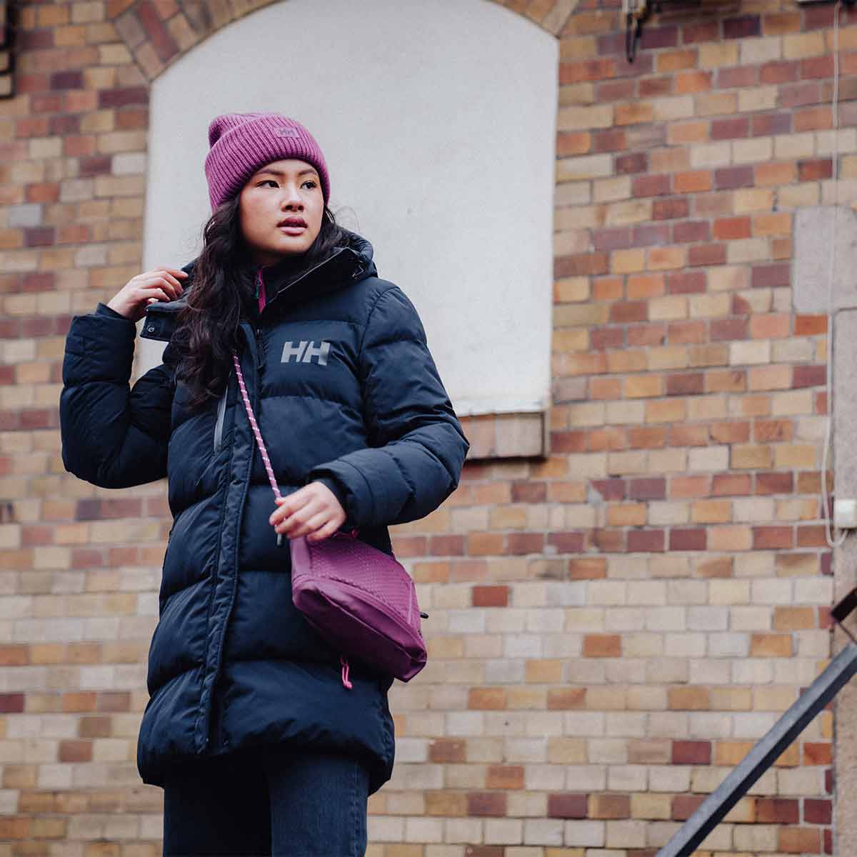 Helly Hansen Womens Adore Puffy Parka - Navy - Lifestyle