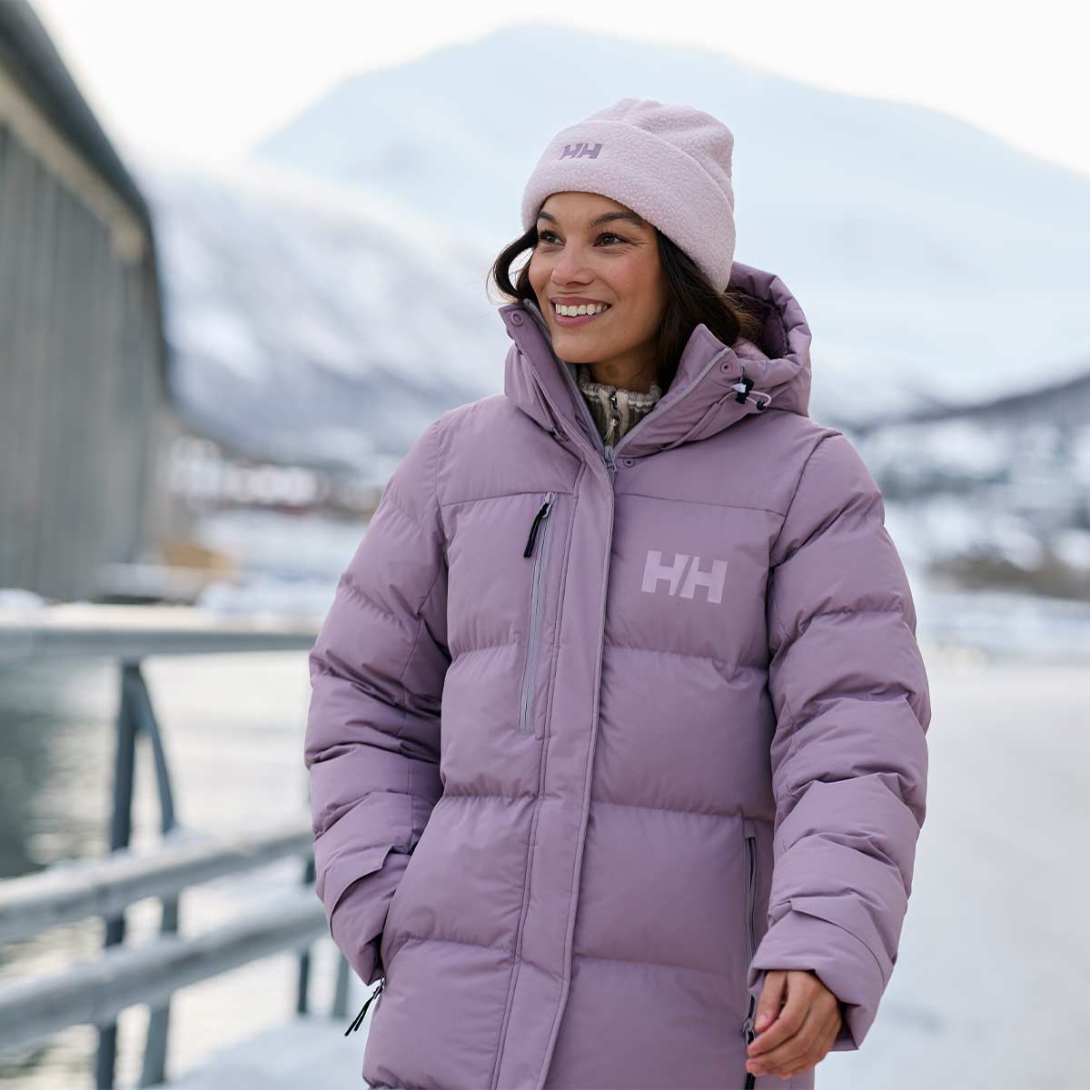Helly Hansen Womens Adore Puffy Parka - Clay - Lifestyle