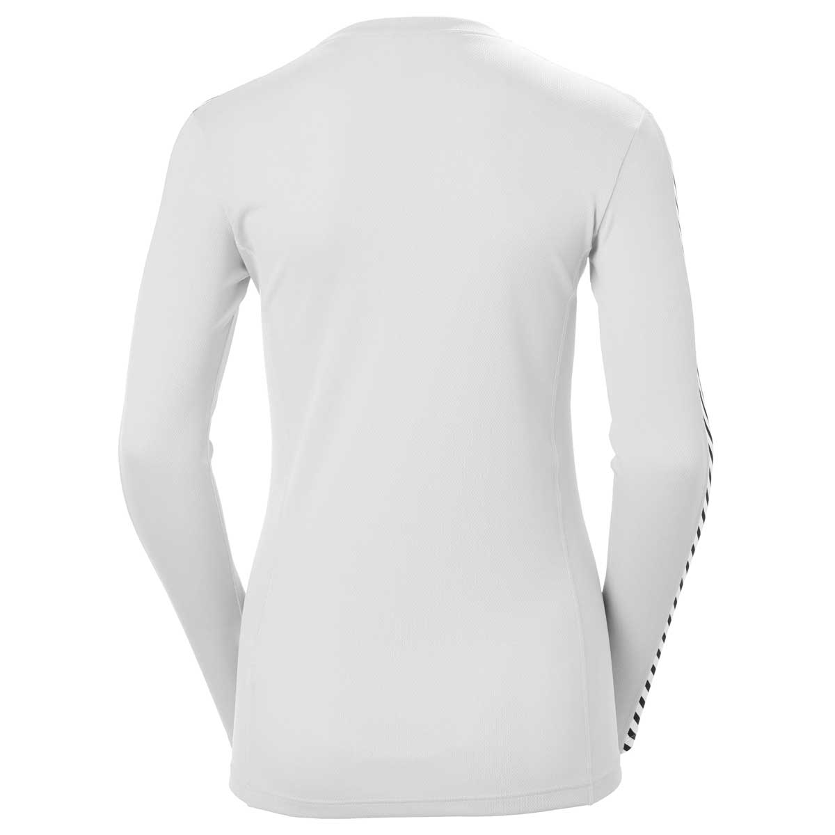 Helly Hansen Womens HH Lifa Crew Baselayer - white rear