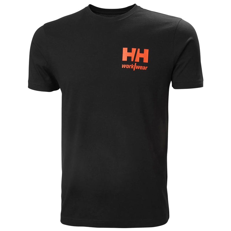 Helly Hansen Work Wear Classic Logo T-Shirt - Black