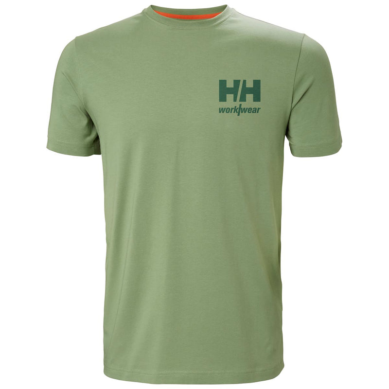 Helly Hansen Work Wear Classic Logo T-Shirt - Jade