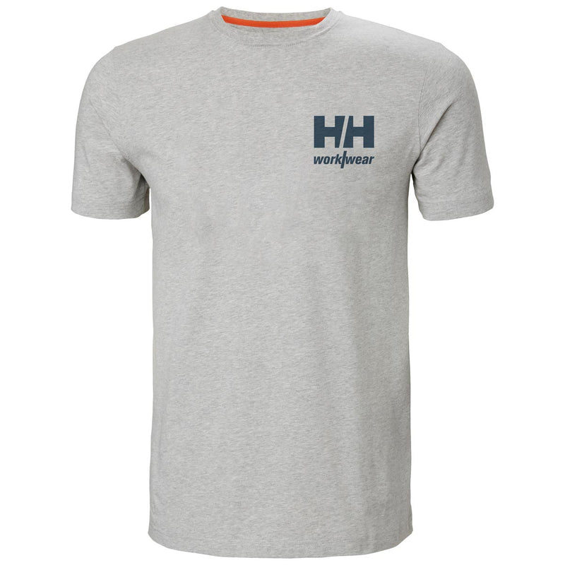 Helly Hansen Work Wear Classic Logo T-Shirt - Light Grey