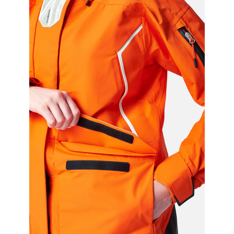 Henri Lloyd Women's Elite Offshore Sailing Jacket - Orange Pocket Detail