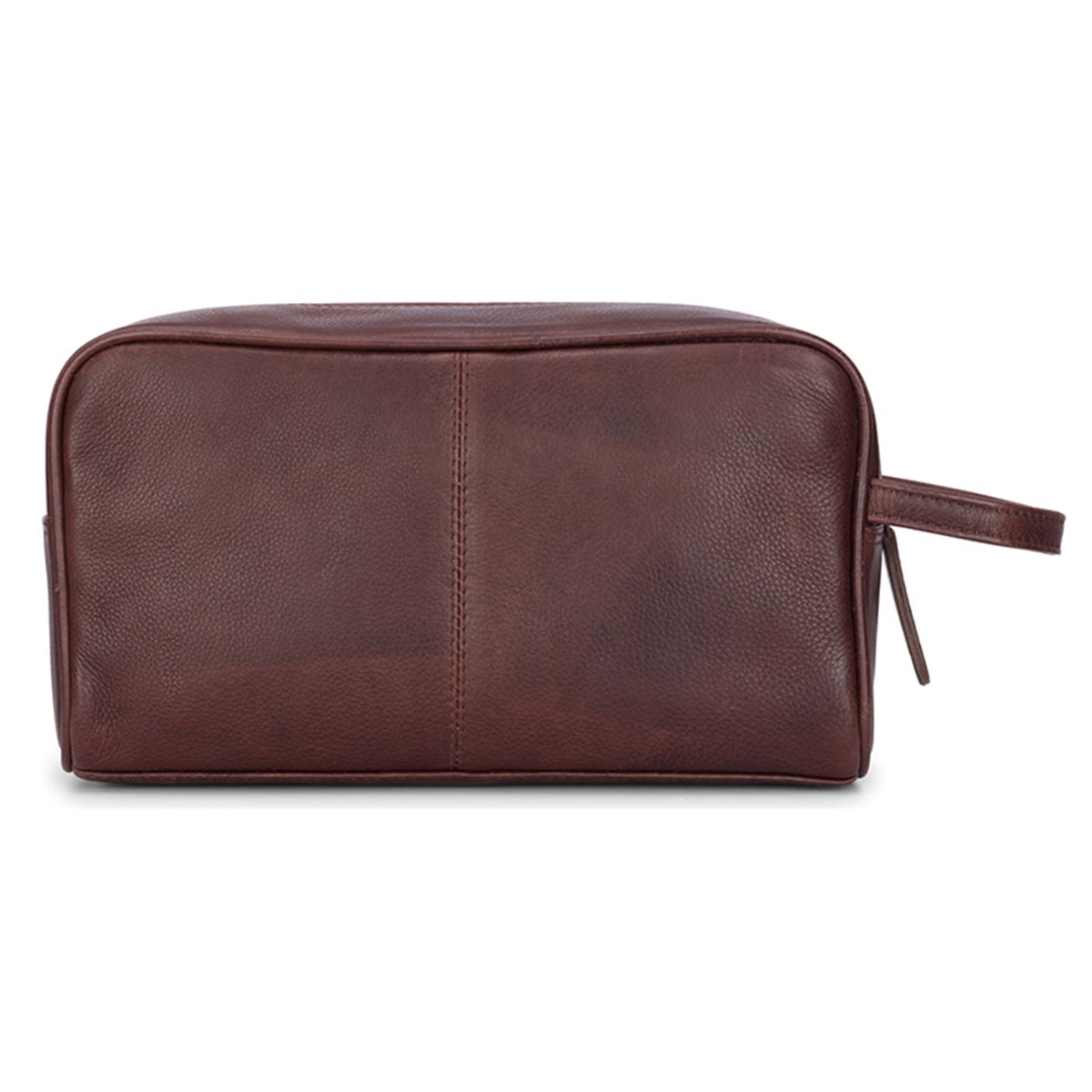Hoggs Of Fife Monarch Leather Wash Bag - DB - Rear