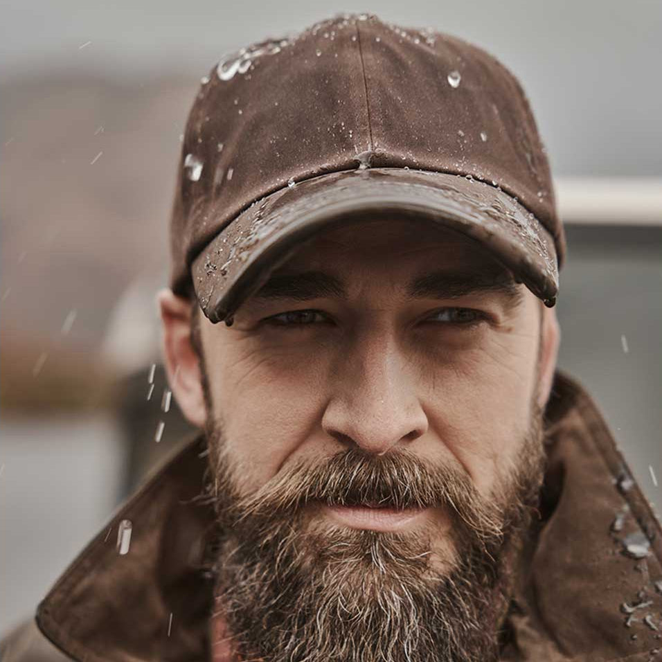 Hoggs Of Fife Waxed Baseball Cap - lifestyle