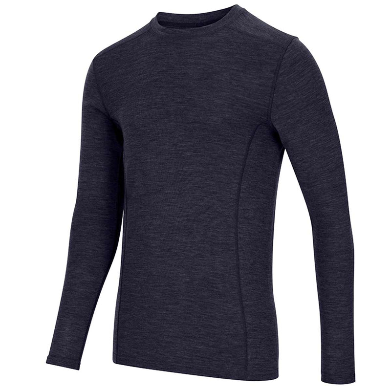       Hoggs-of-Fife-100_-Merino-Wool-Base-Layers-Long-Sleeve-Crew-Neck-Navy-Front