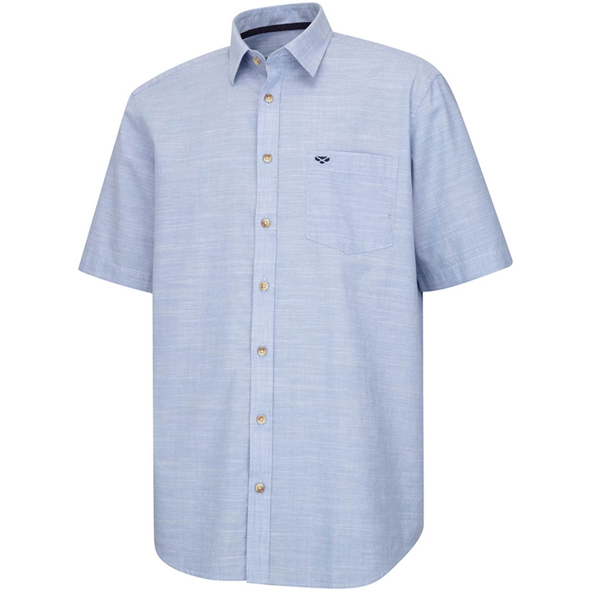 Hoggs of Fife Aberdour Short Sleeve Plain Shirt