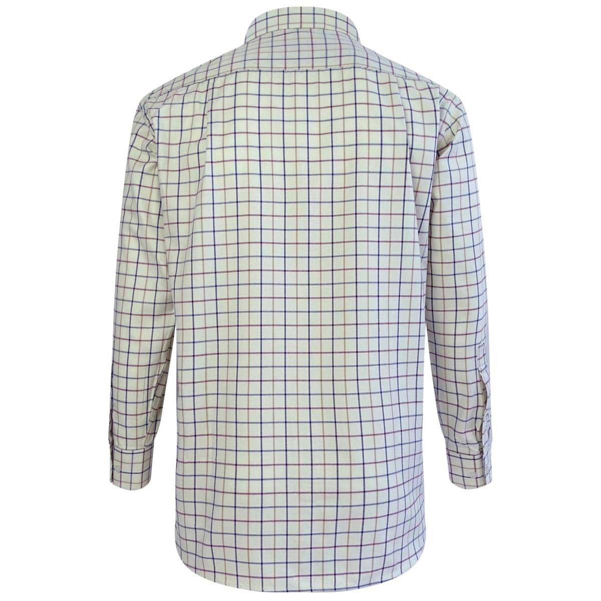 Hoggs of Fife Ambassador Premier Tattersall Shirt - rear