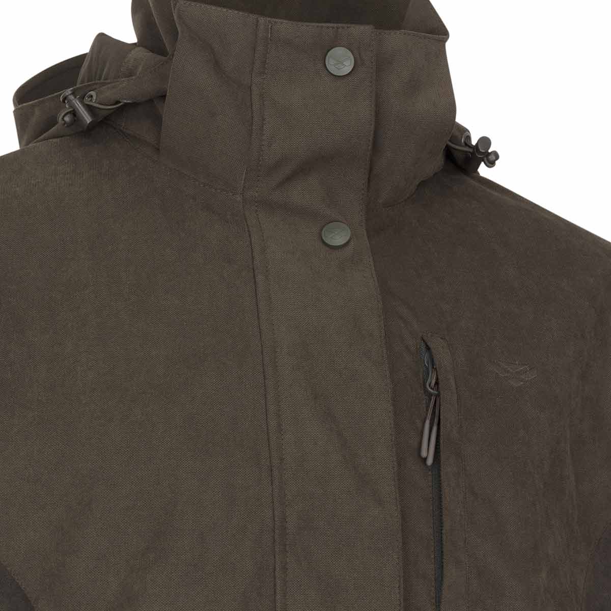 Hoggs of Fife Ardross Pro Ladies Waterproof Field Jacket - Chest Detail