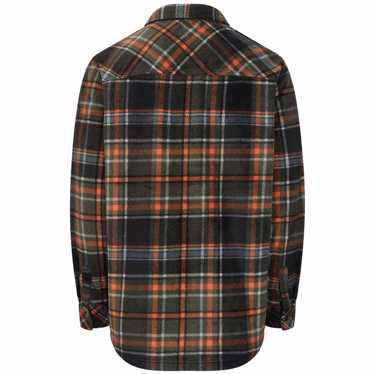 Hoggs of Fife Balbeggie Fleece Shacket - Rear