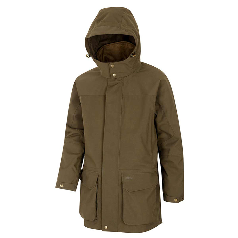 Hoggs-of-Fife-Ballater-Waterproof-Field-Jacket-Hood-up