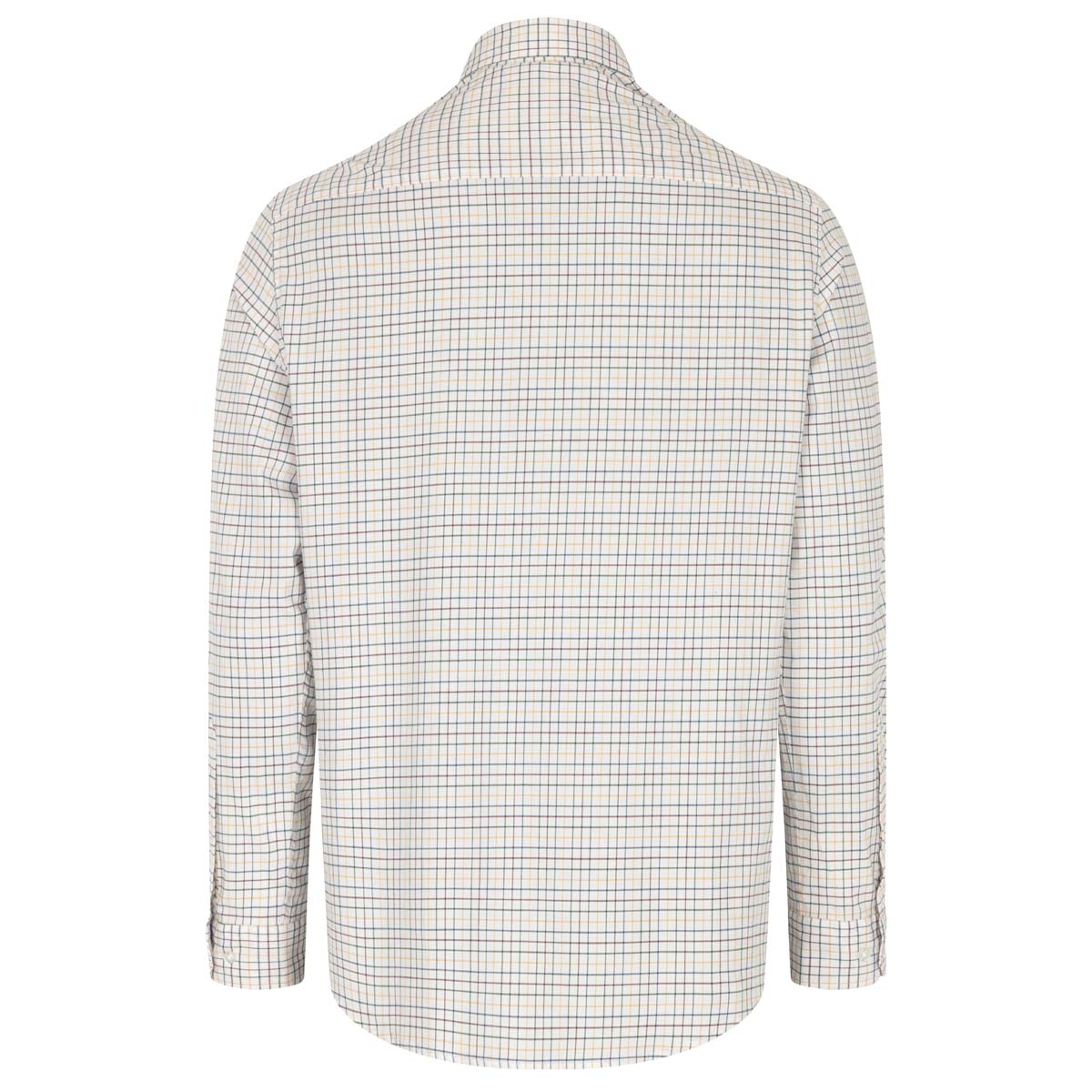 Hoggs of Fife Callum Country Check Shirt - Green Gold - Rear