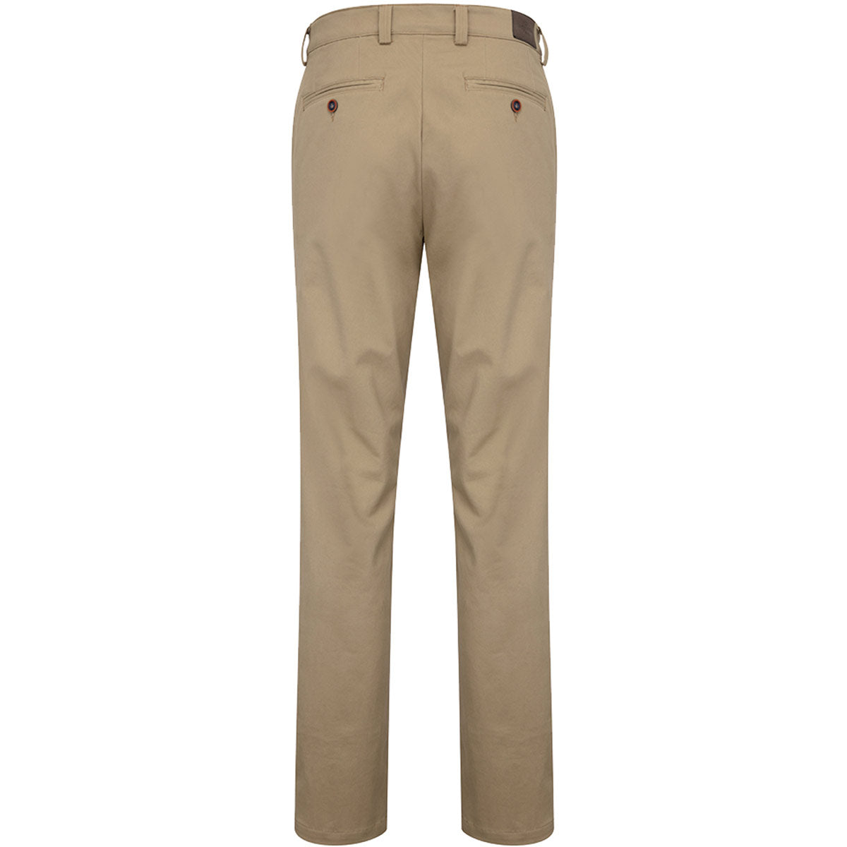 Hoggs of Fife Carnoustie Chino Trousers - Stone - Rear