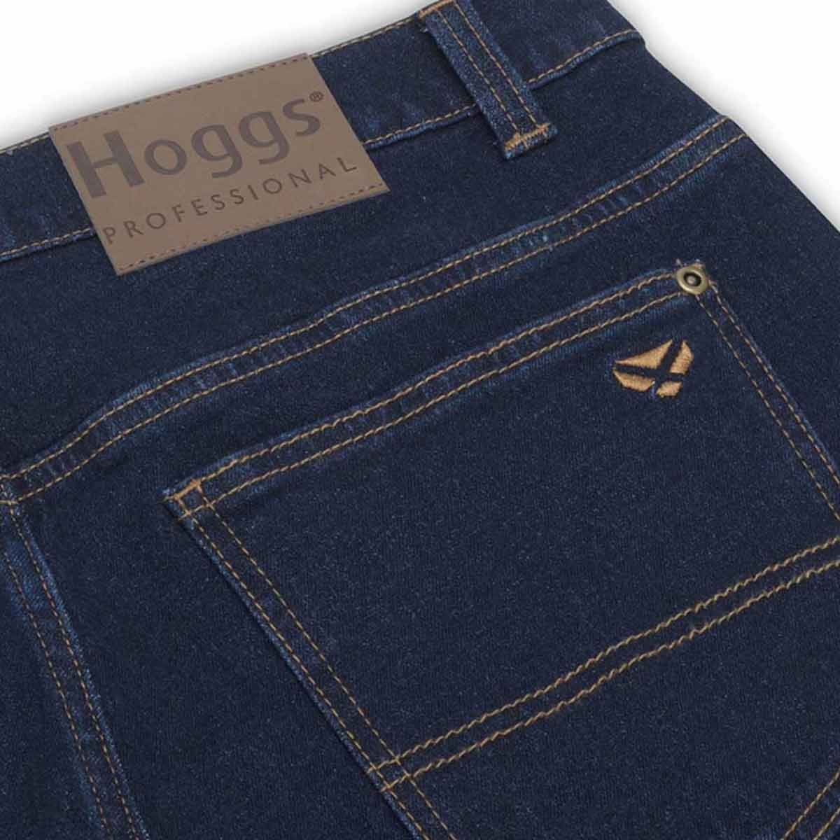 Hoggs of Fife Clyde Comfort Denim Jeans - indigo denim detail
