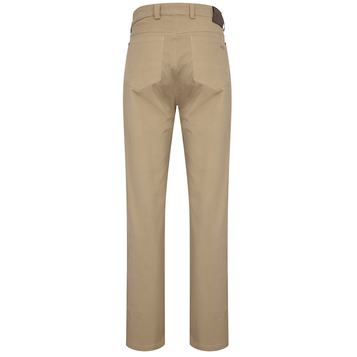 Hoggs of Fife Craigtoun Stretch Twill Jeans - Stone - Rear