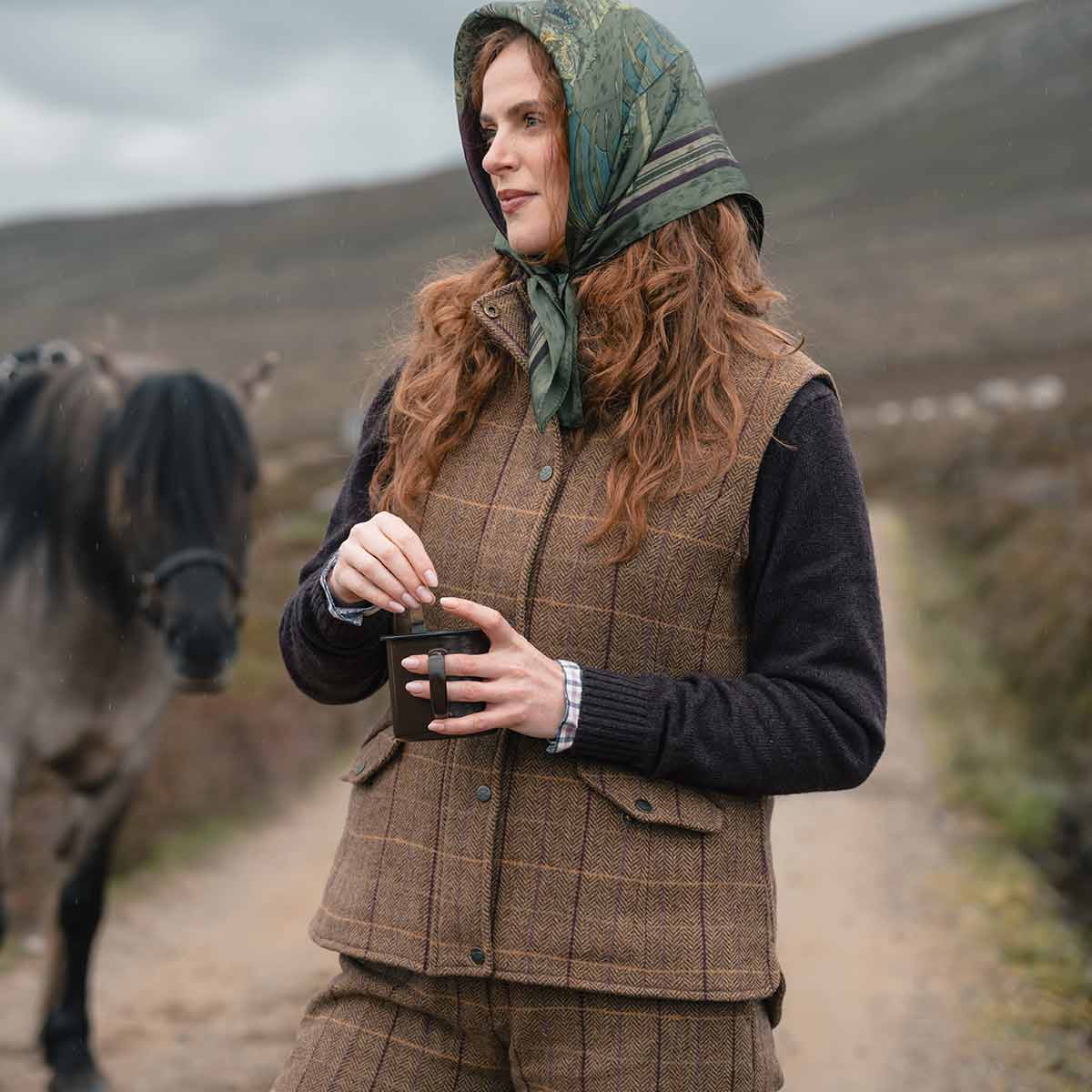 Hoggs of Fife Eden Ladies Technical Tweed Breeks & Waistcoat