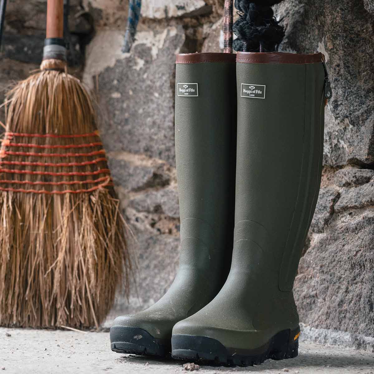 Hoggs of Fife Field Sport Full Zip Wellington Boots
