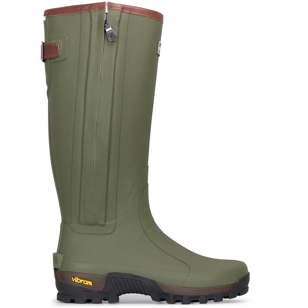 Hoggs of Fife Field Sport Full Zip Wellington Boots - Side