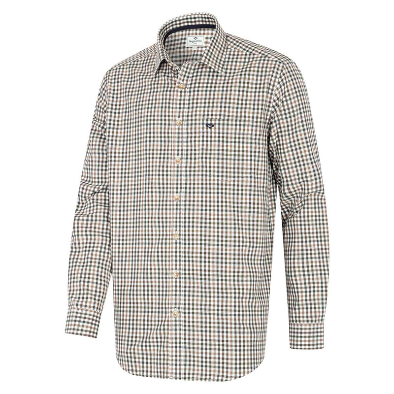 Hoggs-of-Fife-Garvock-Cotton-Twill-Herringbone-Check-Shirt-Front