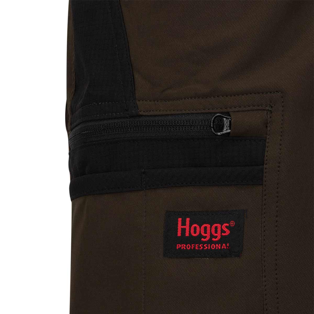 Hoggs of Fife Green King Active Utility Shorts - Detail