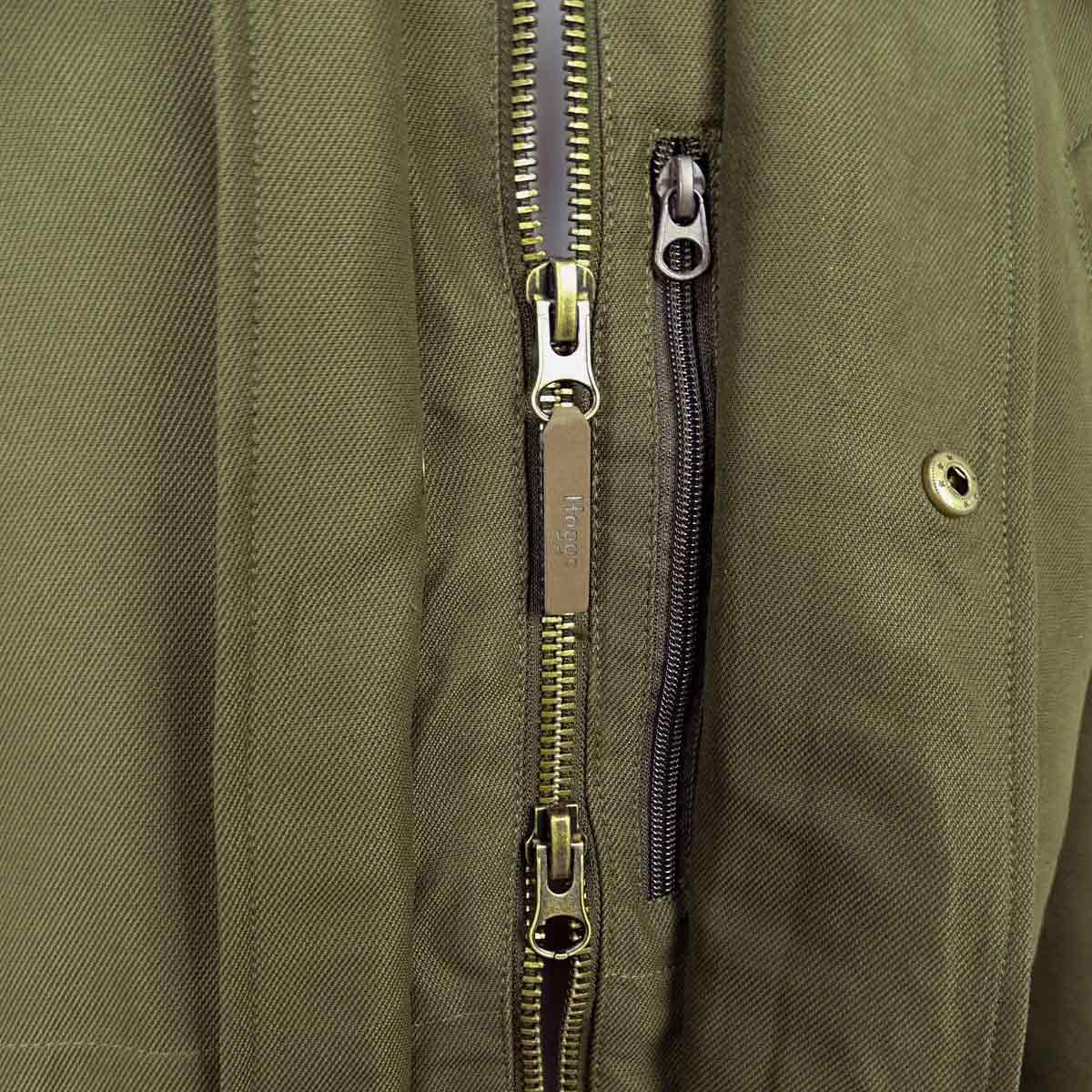 Hoggs of Fife Kincraig Field Pro Jacket - zip detail