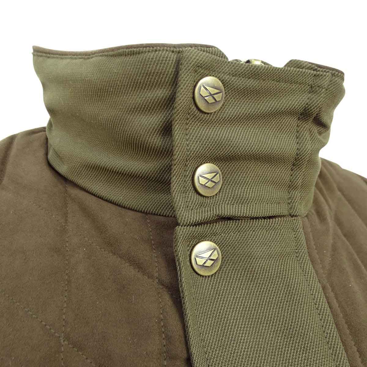 Hoggs of Fife Kincraig Field Waistcoat - neck detail