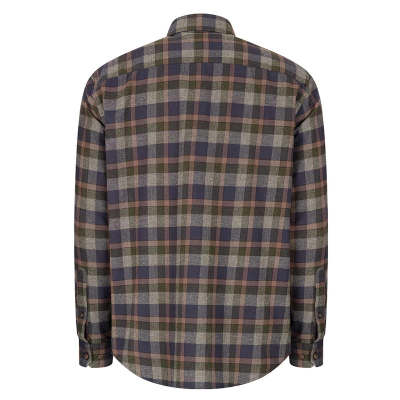     Hoggs-of-Fife-Kirkwall-Brushed-Flannel-Checked-Shirt-Rear