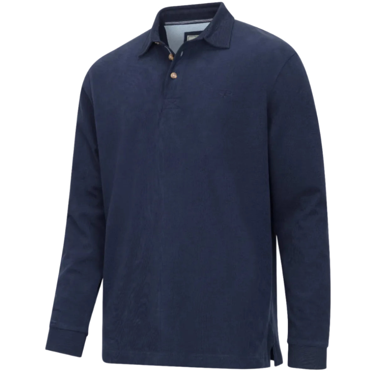 Hoggs of Fife Moffat Long Sleeve Rugby Shirt - Navy