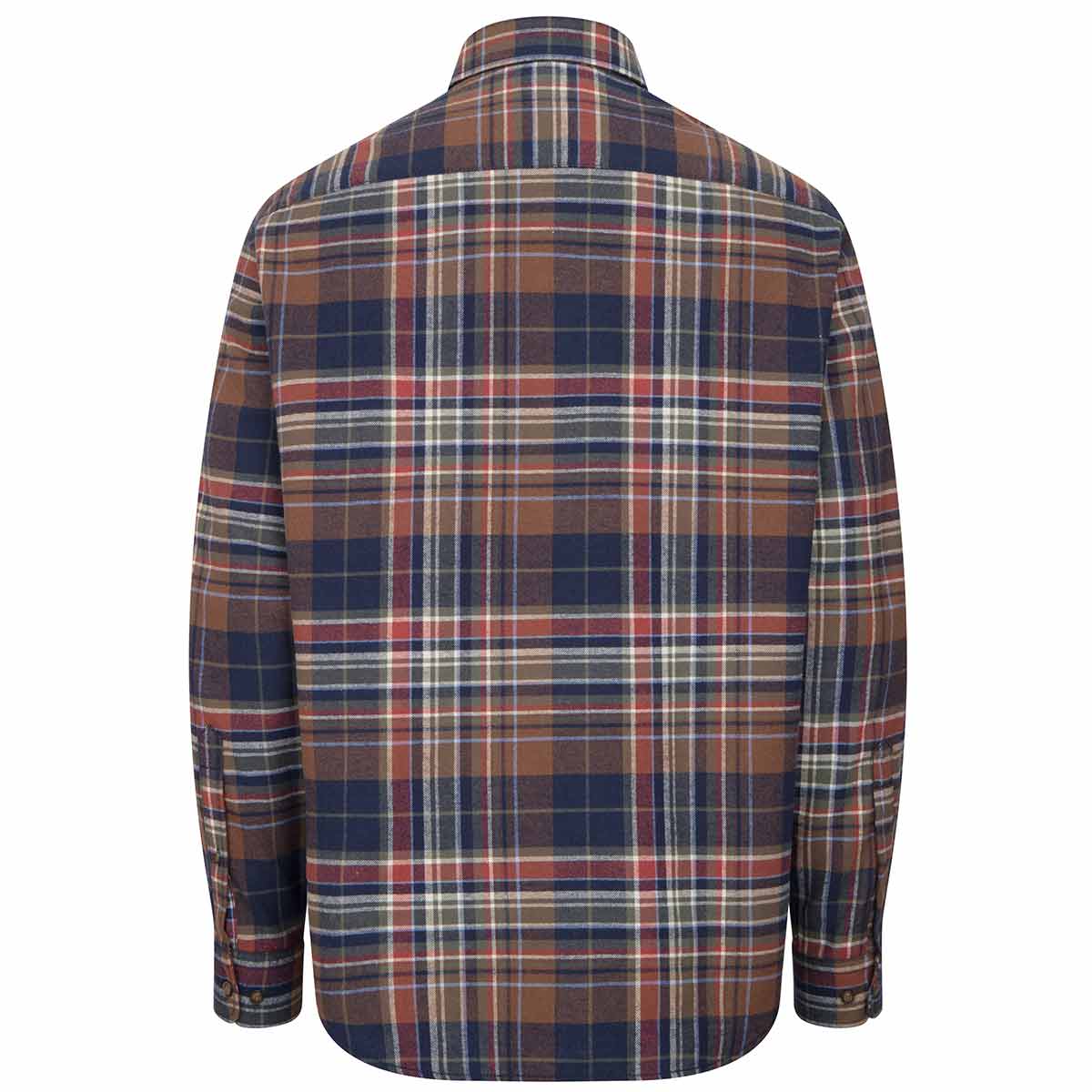 Hoggs of Fife Pitreavie Flannel Check Shirt - Rear