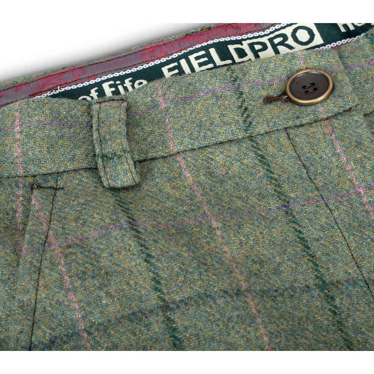 Hoggs of Fife Roslin Ladies Technical Tweed Breeks - detail