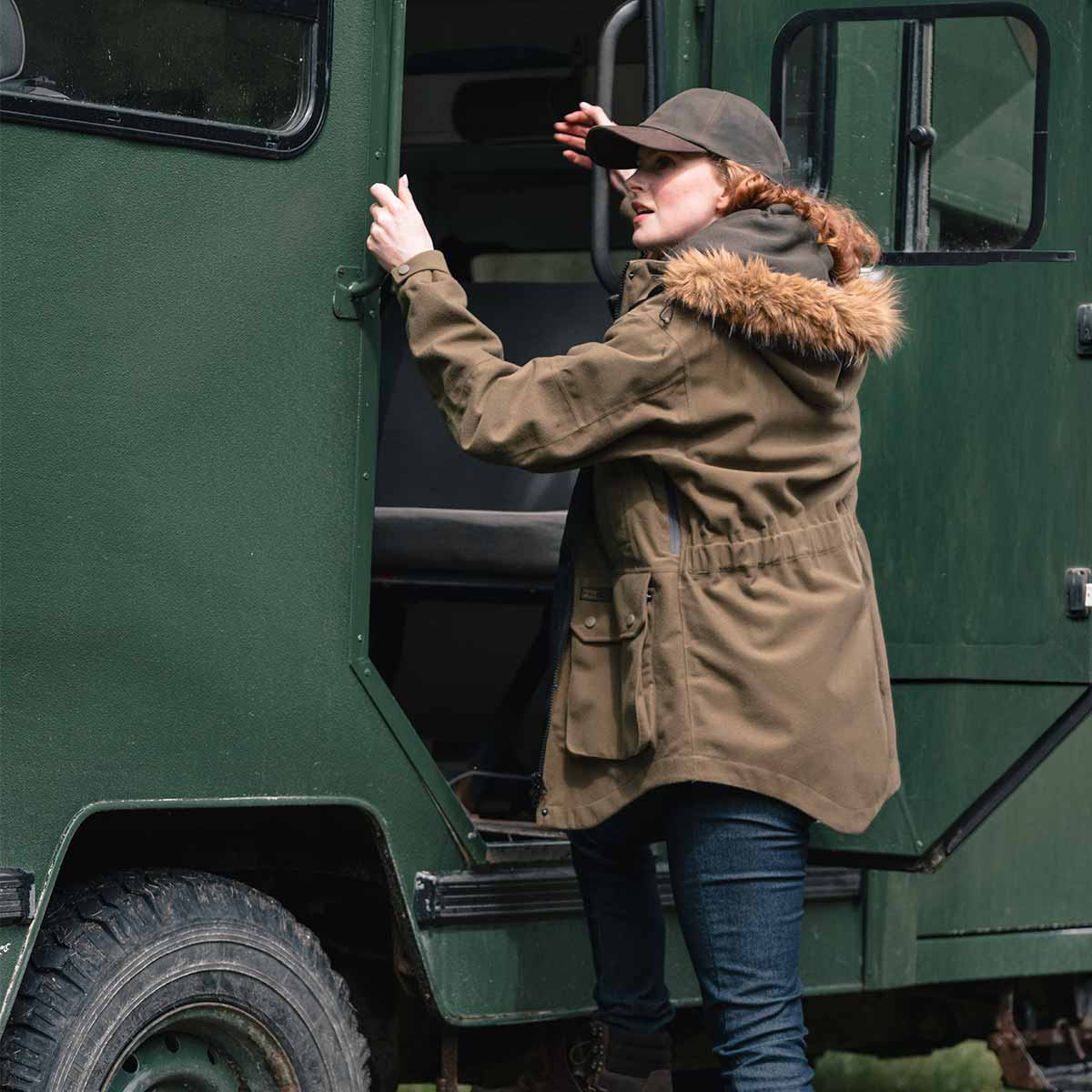 Hoggs of Fife Torness Ladies Trilaminate 3-in-1 Jacket - On Model