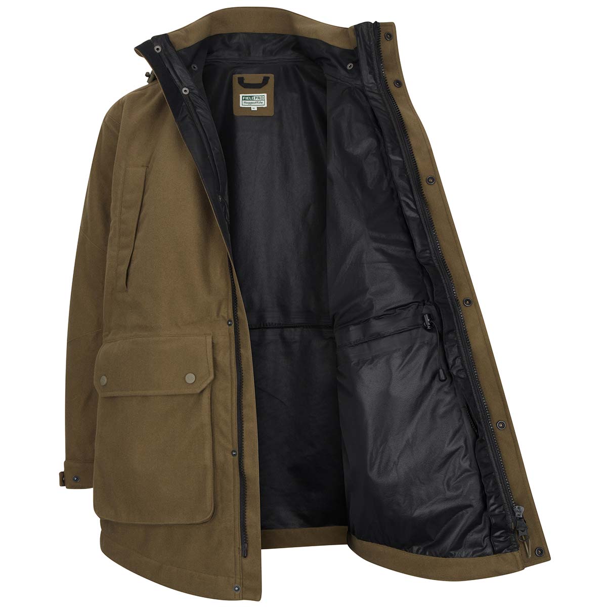 Hoggs of Fife Torness Trilaminate 3-in-1 Jacket - Open without gilet