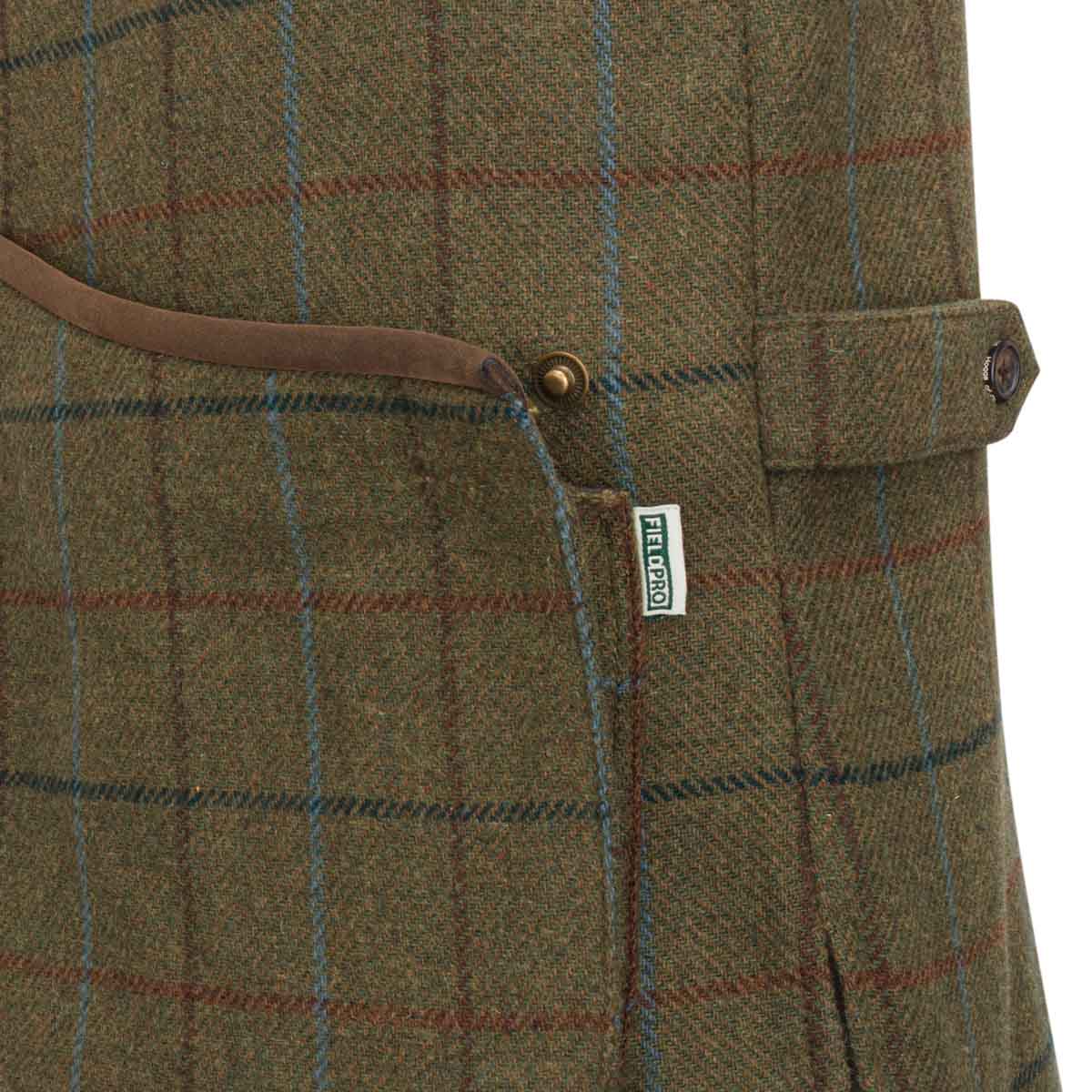 Hoggs of Fife Kingussie Technical Tweed Field Waistcoat - Detail