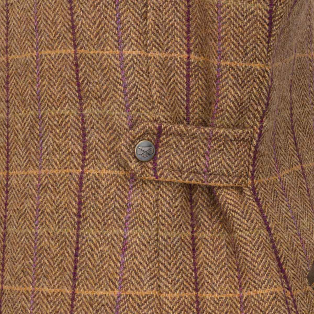 Hoggs of Fife Ladies Eden Technical Tweed Field Coat - Detail
